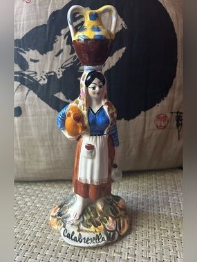 Vintage Calabrezella Hand-Painted Ceramic figurine.